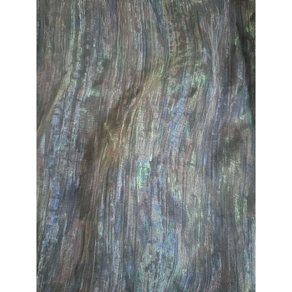 Theory P Petite Silk Blouse Printed Side Button - Picture 3 of 8